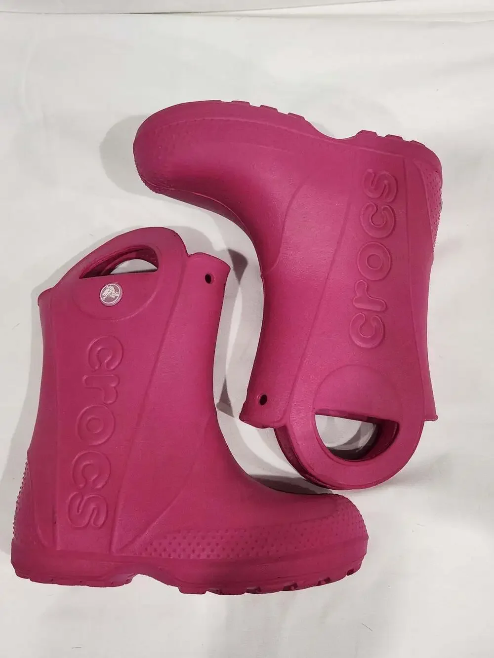 Crocs Handle It Kids Rain Boots, Pink